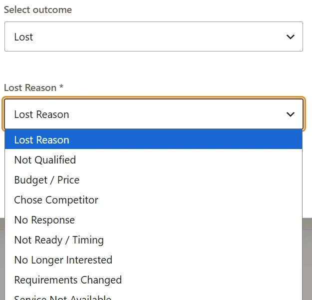 Controlled Sales Progression detail